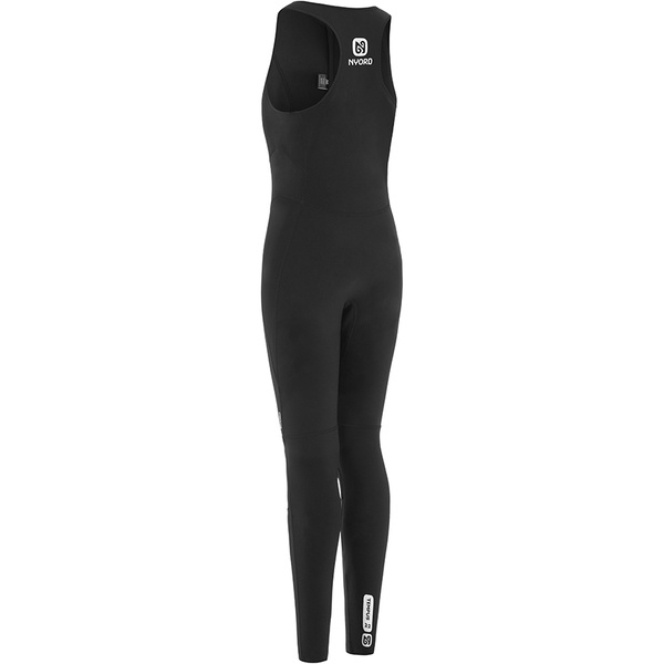 2025 Nyord Frauen Tempus 2/2mm Reißverschluss Vorne Long Jane Neoprenanzug N04BA00012 - Black